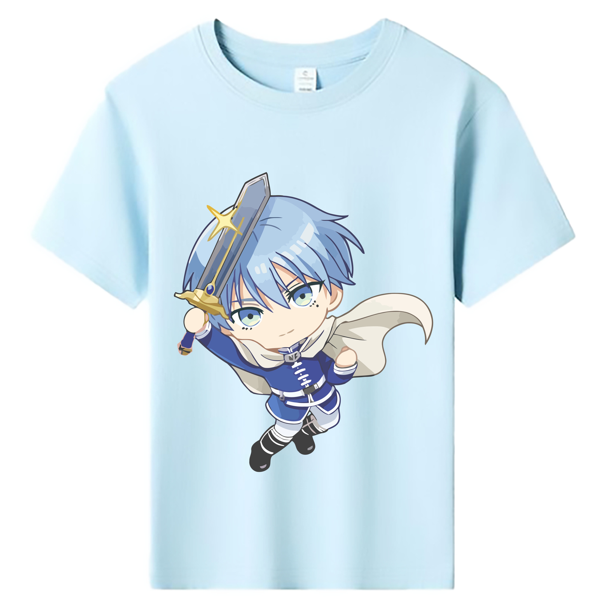 （画像用） 葬送のフリーレン Frieren 綿100％キッズTシャツ（フロントプリント）